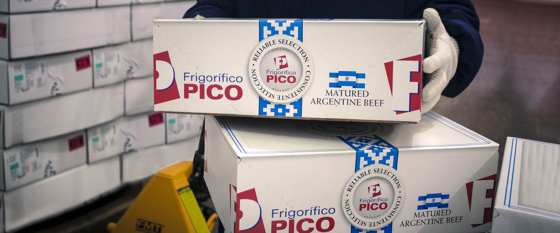Despacho de cajas Frigorífico Pico